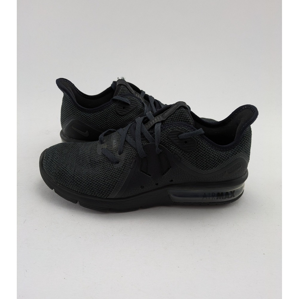 Womens Nike Air Max Sequent 3 Running Shoes Black Anthracite 908993-010 Size 6.5